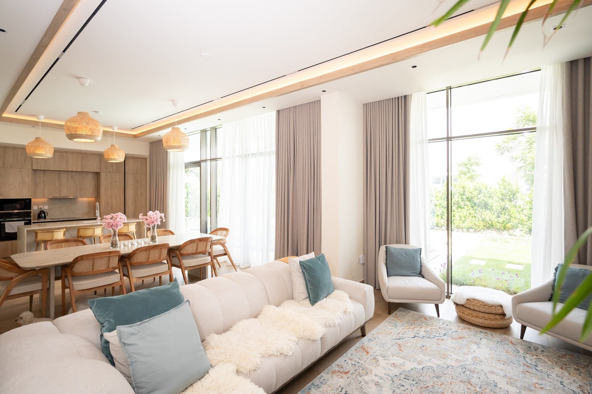Villa renovation in Dubai — living room